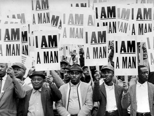 1968 Memphis Sanitation workers' strike. Photo by Richard L. Copley