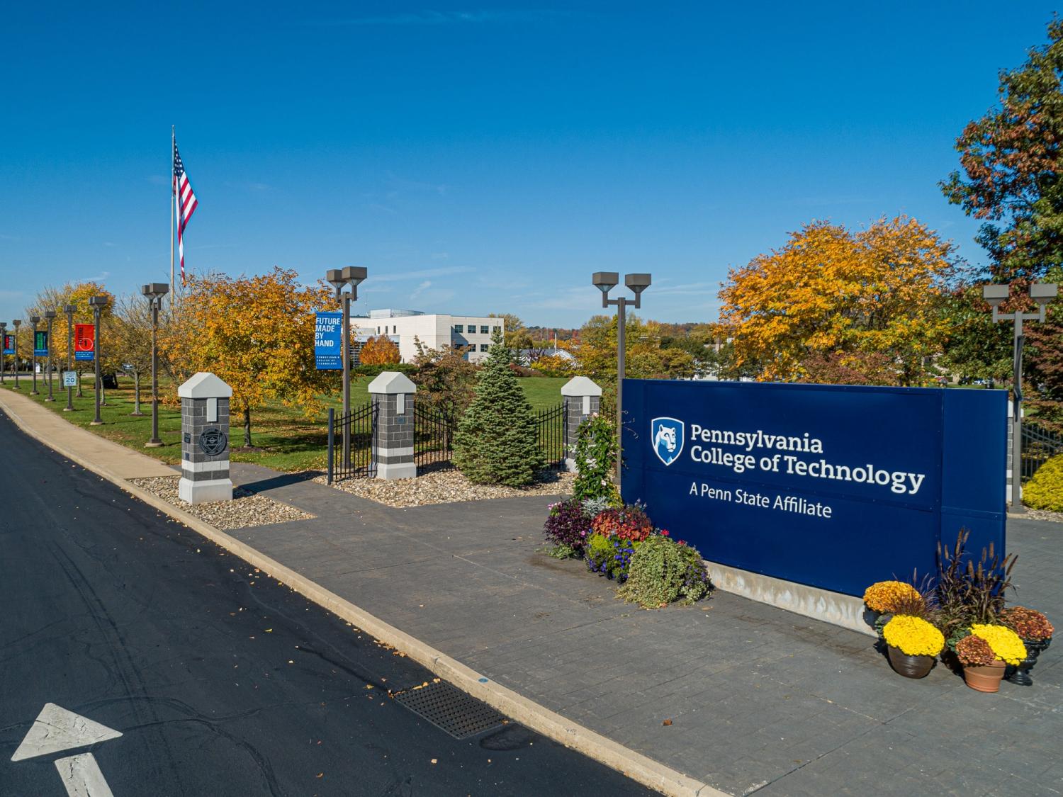 Pennsylvania College of Technology Entrance Sign