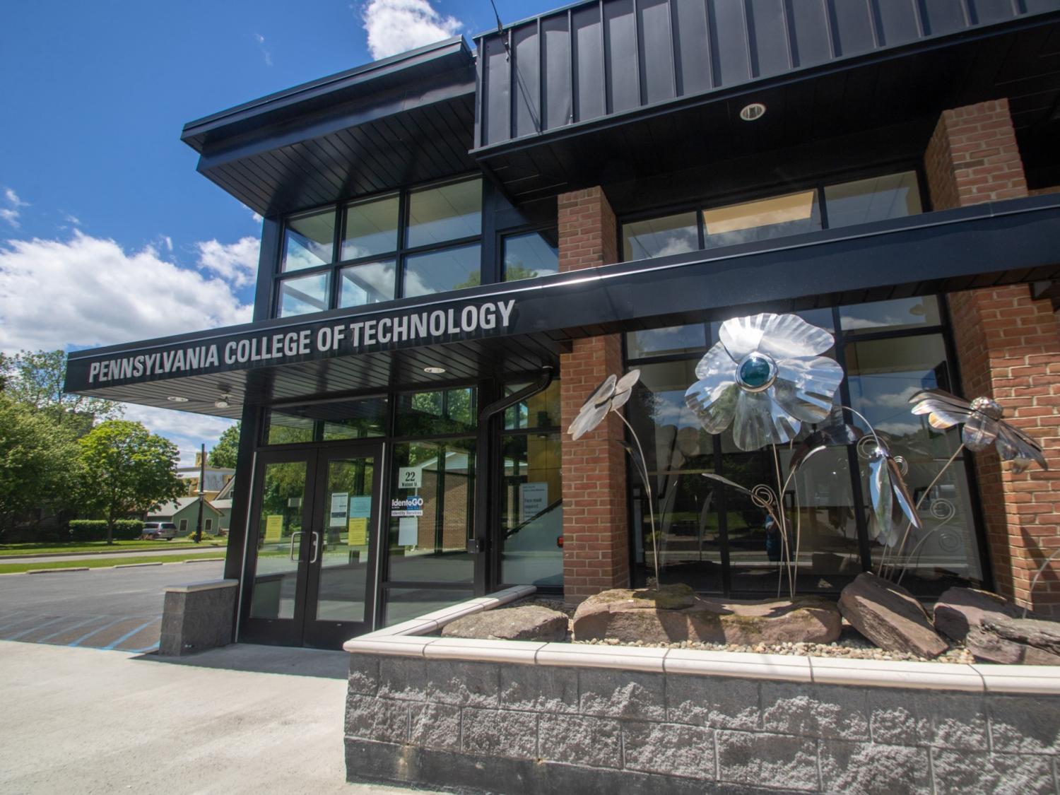 The front entrance of Pennsylvania College of Technology's Wellsboro campus.