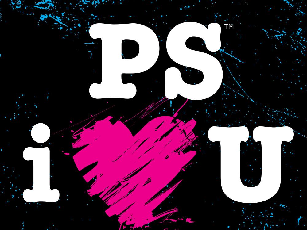 ps i heart u week logo