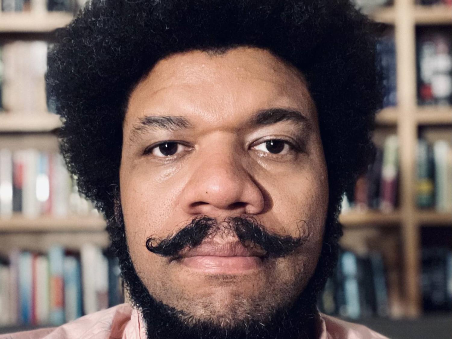 A portrait of the author, podcaster and botanist Jotham Austin II