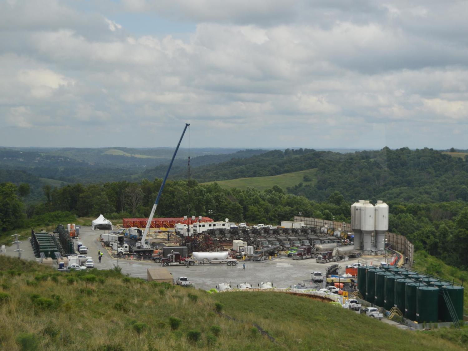 Shale gas well 