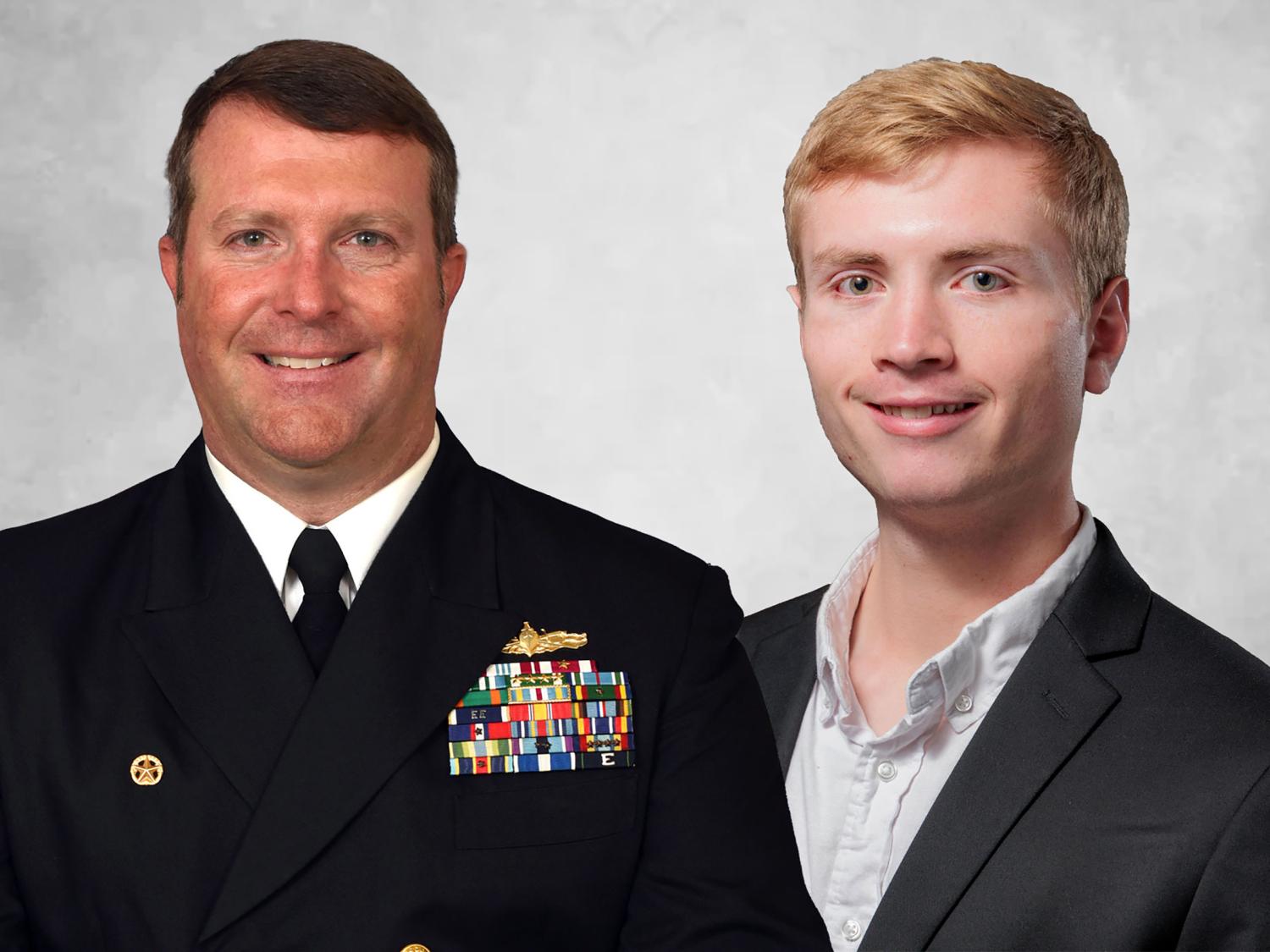 side-by-side head shots of Tom Ulmer and Nate Carey