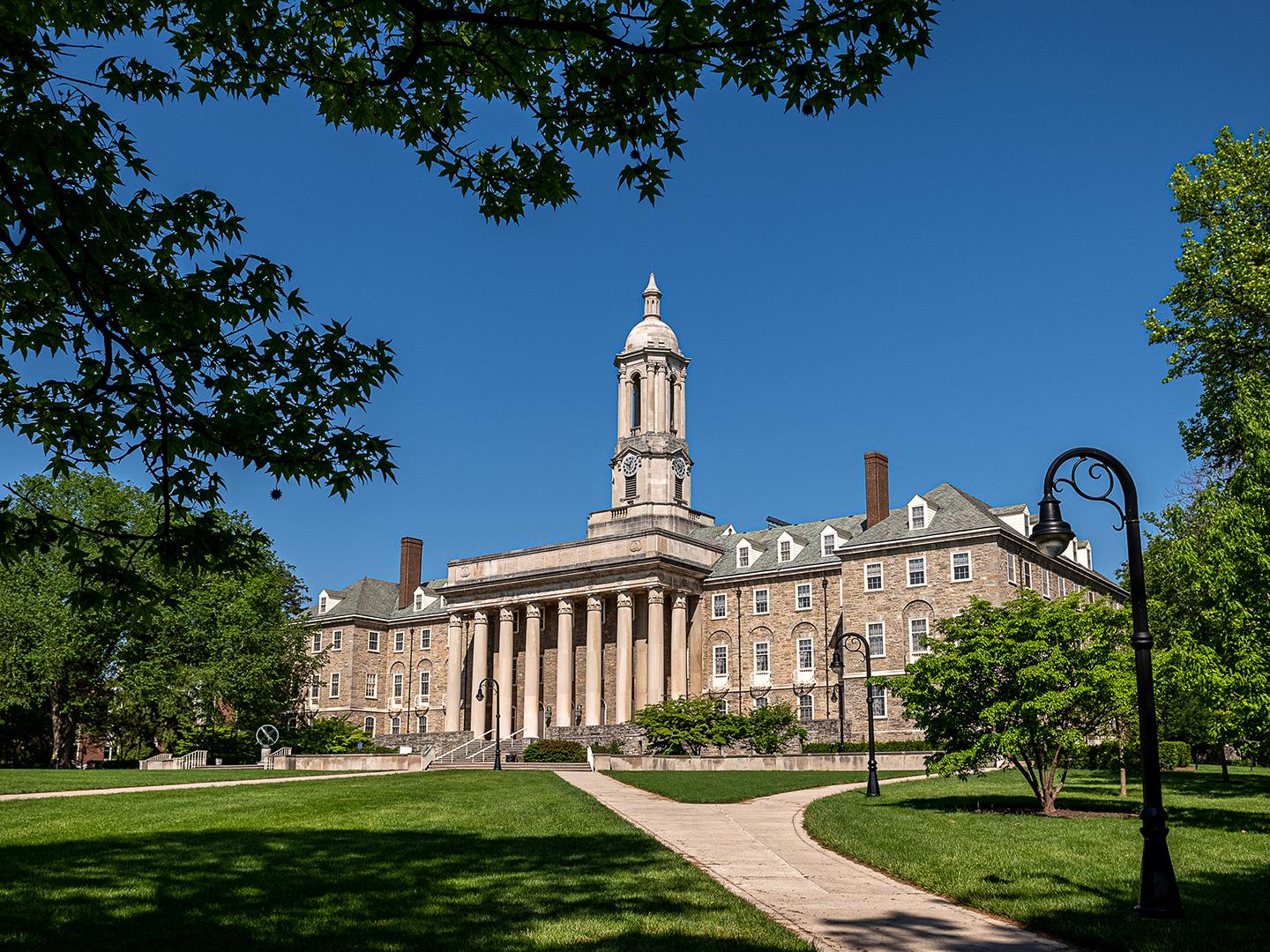 Old Main on Penn State's University Park campus. 