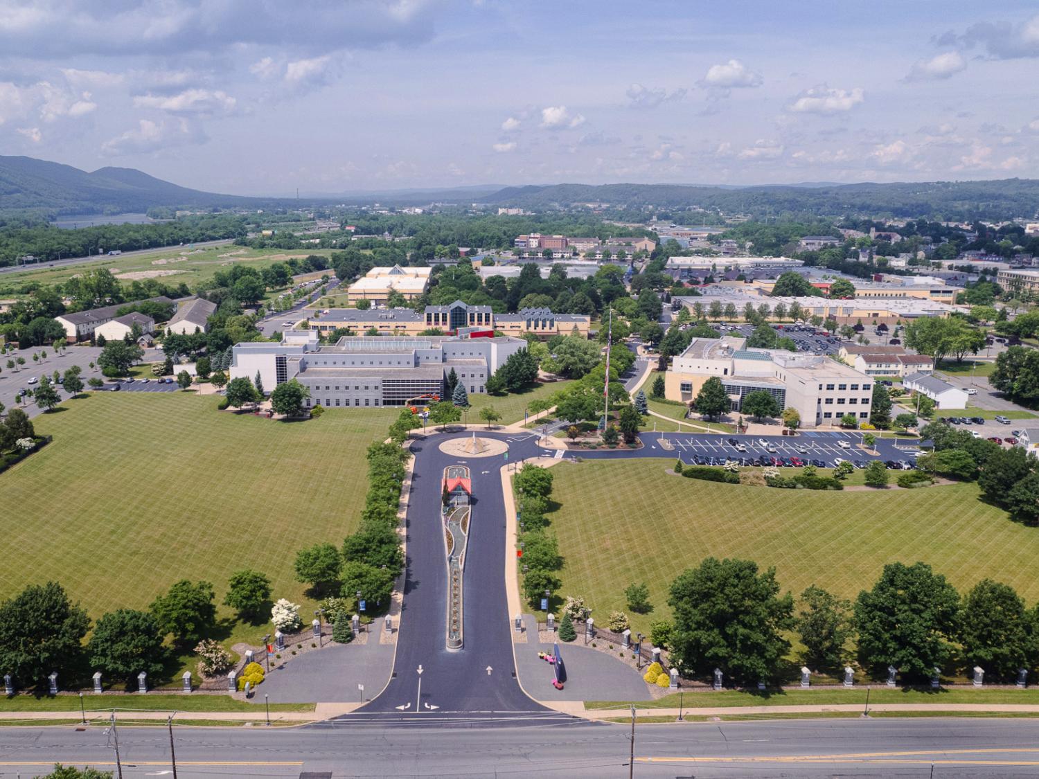 Penn College campus from above