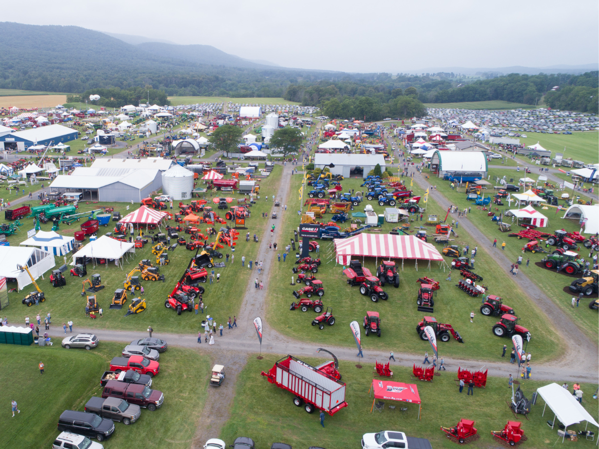 Aerial view of Ag Progress Days