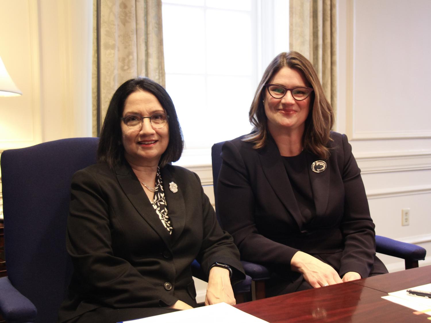 Dr. Neeli Bendapudi and Wendy Pryce Lewis