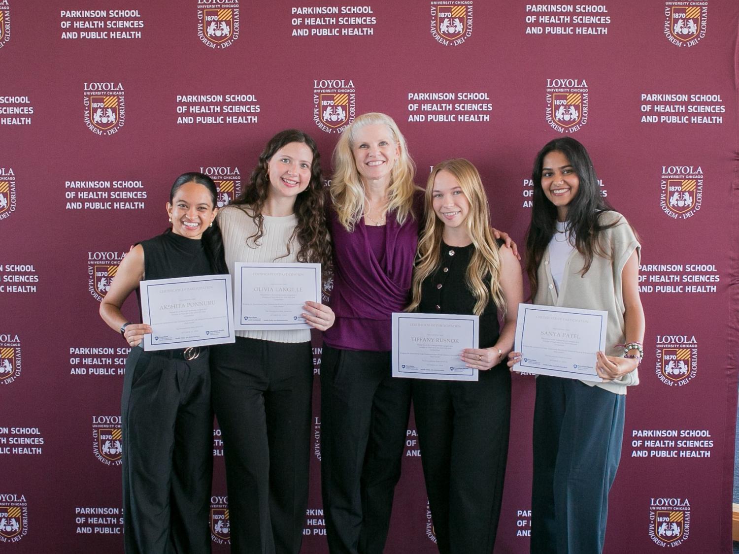 Olivia Langille, Sanya Patel, Akshita Ponnuru, and Tiffany Rusnok 