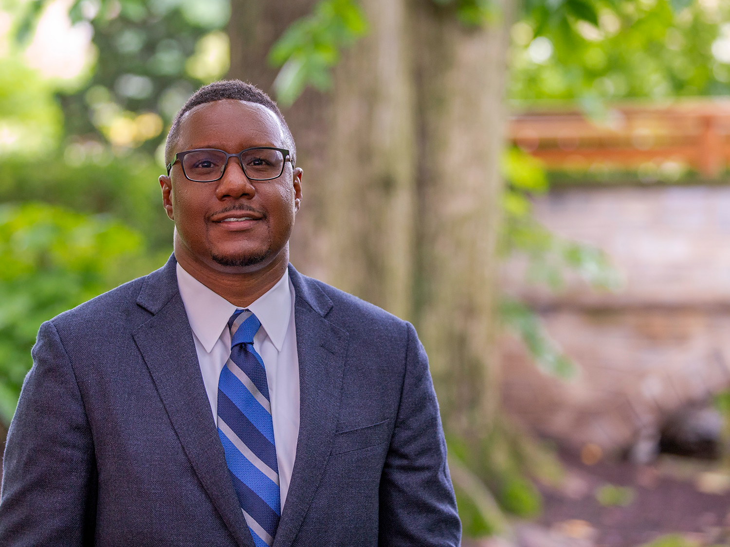 Dean Clarence Lang at Hintz Family Alumni Center