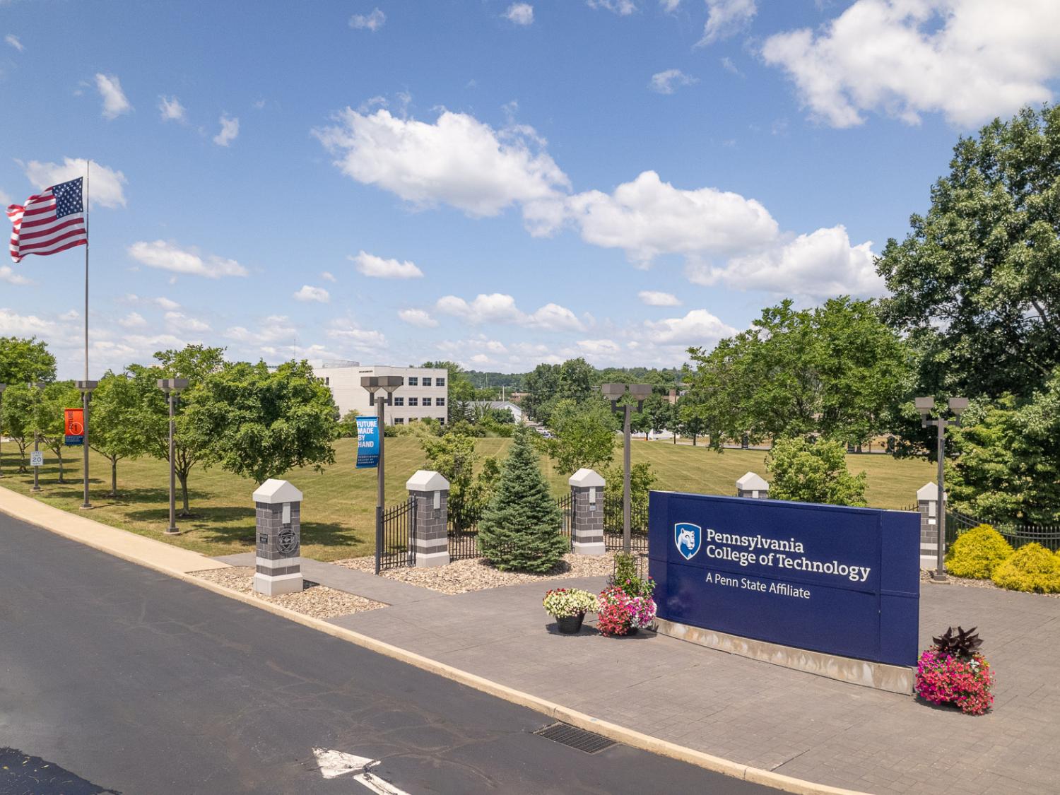The Pennsylvania College of Technology campus entrance
