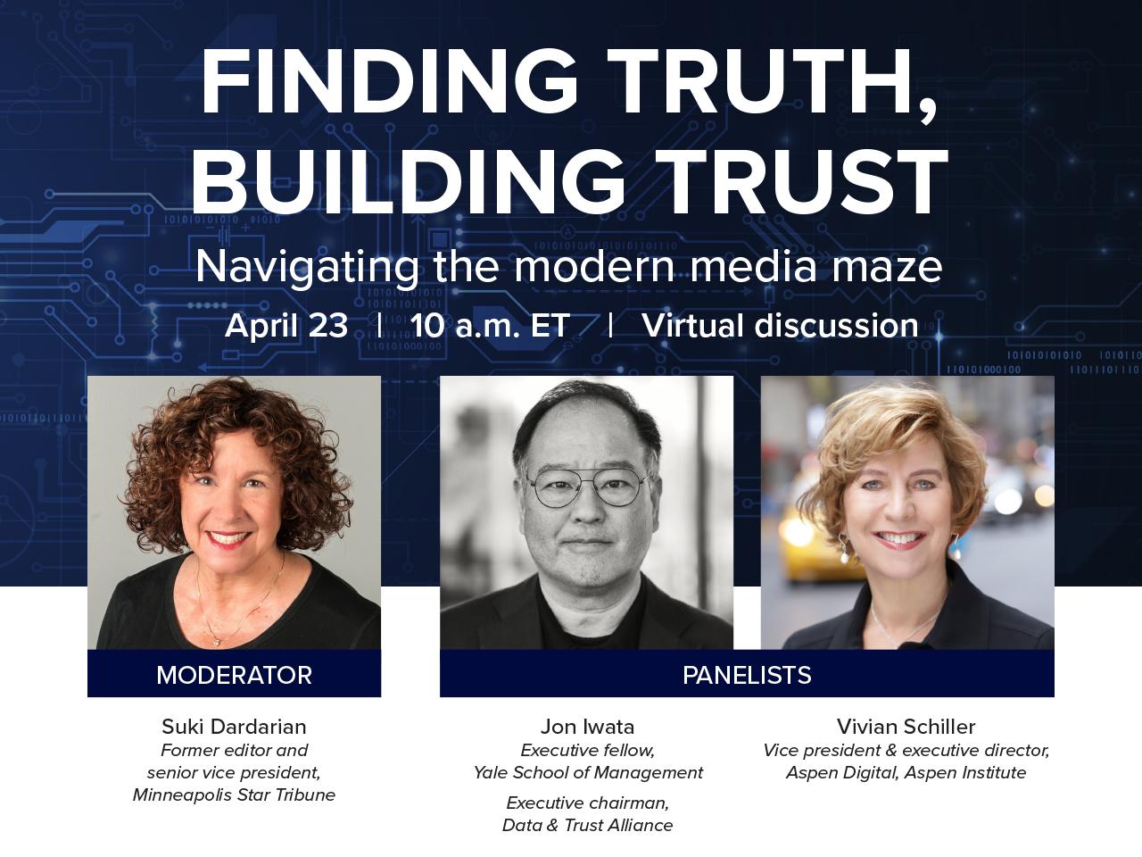 Finding Truth, Building Trust Event