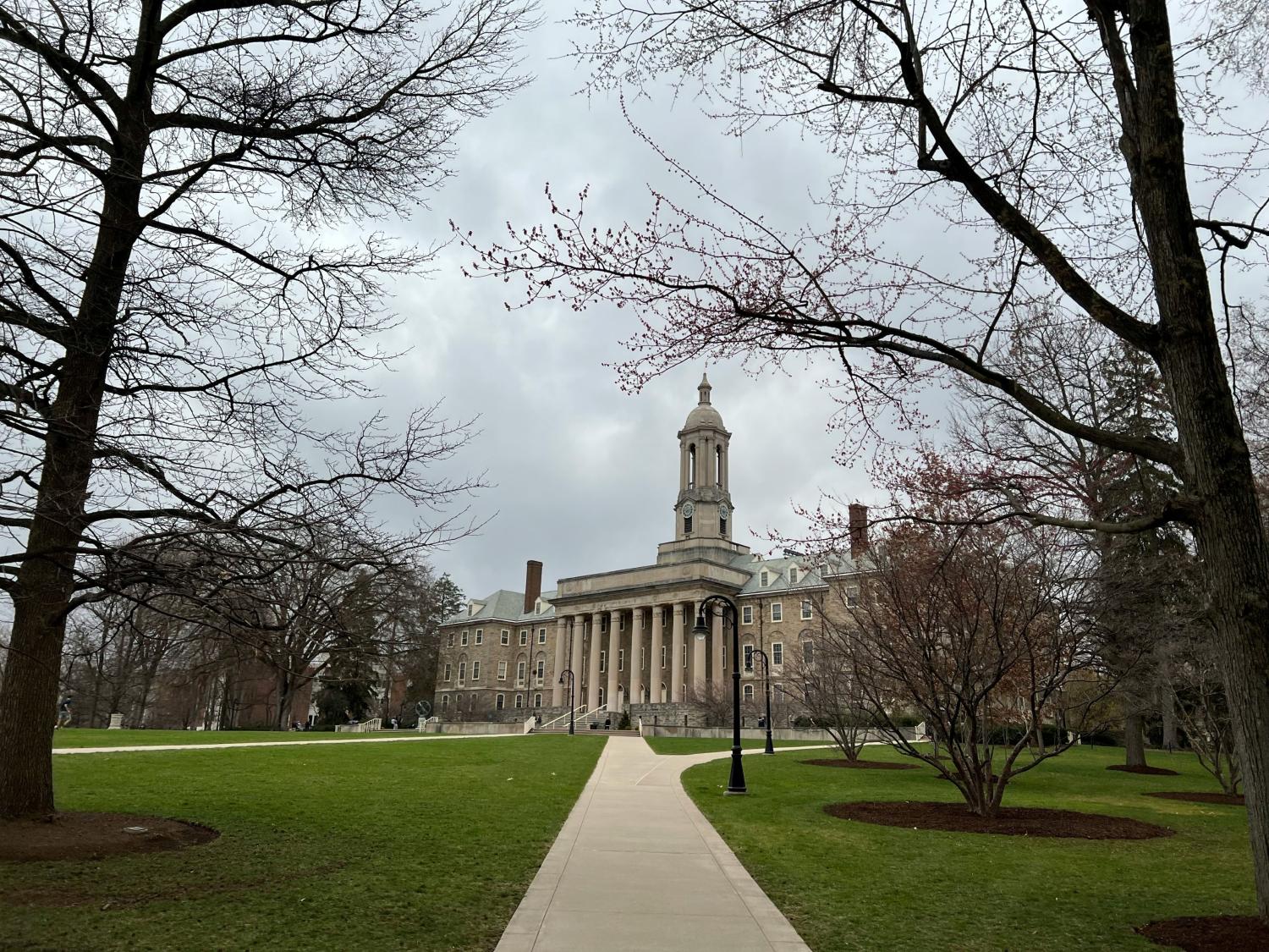 A path to Old Main Building
