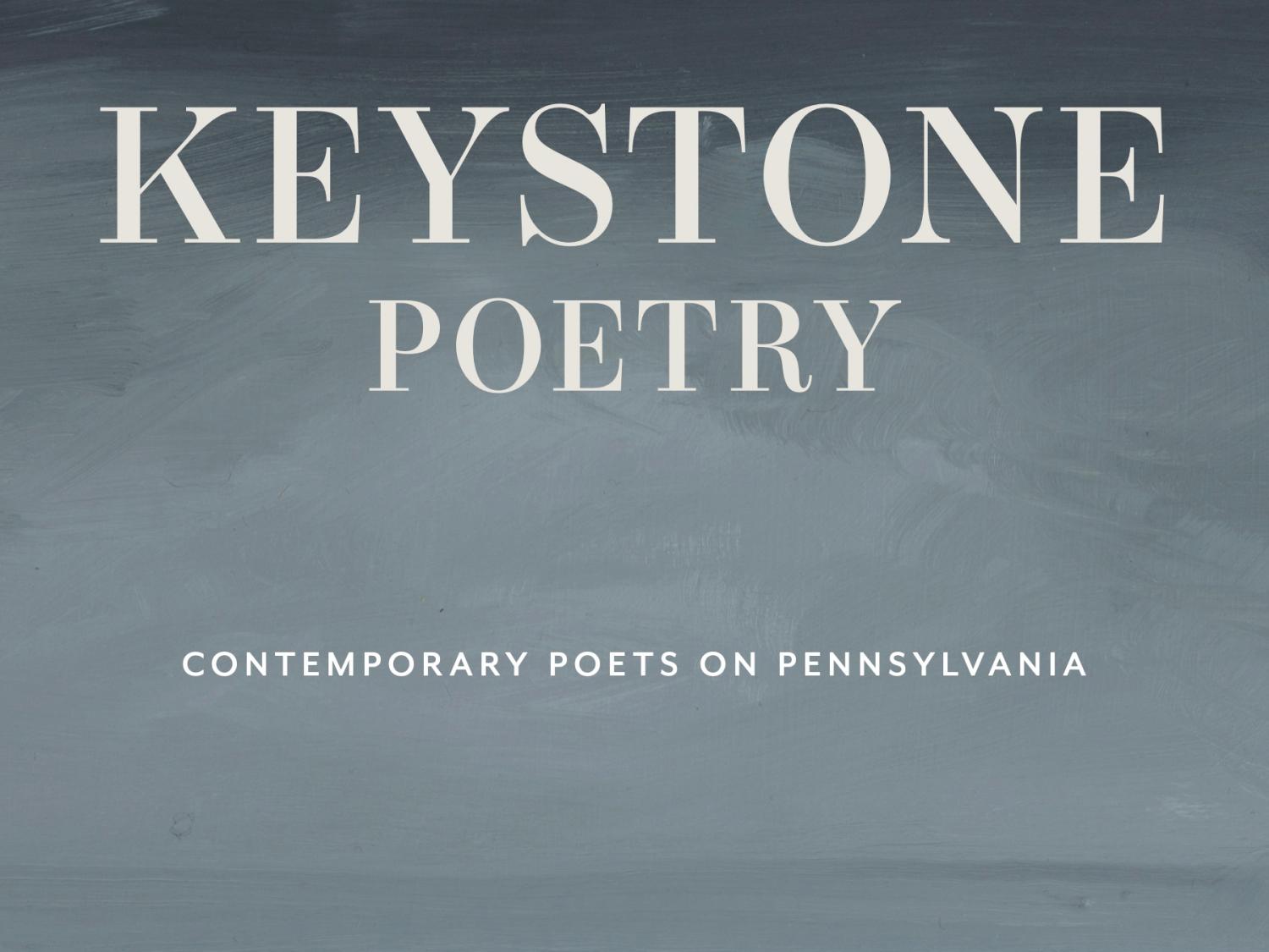 The cover of Keystone Poetry book