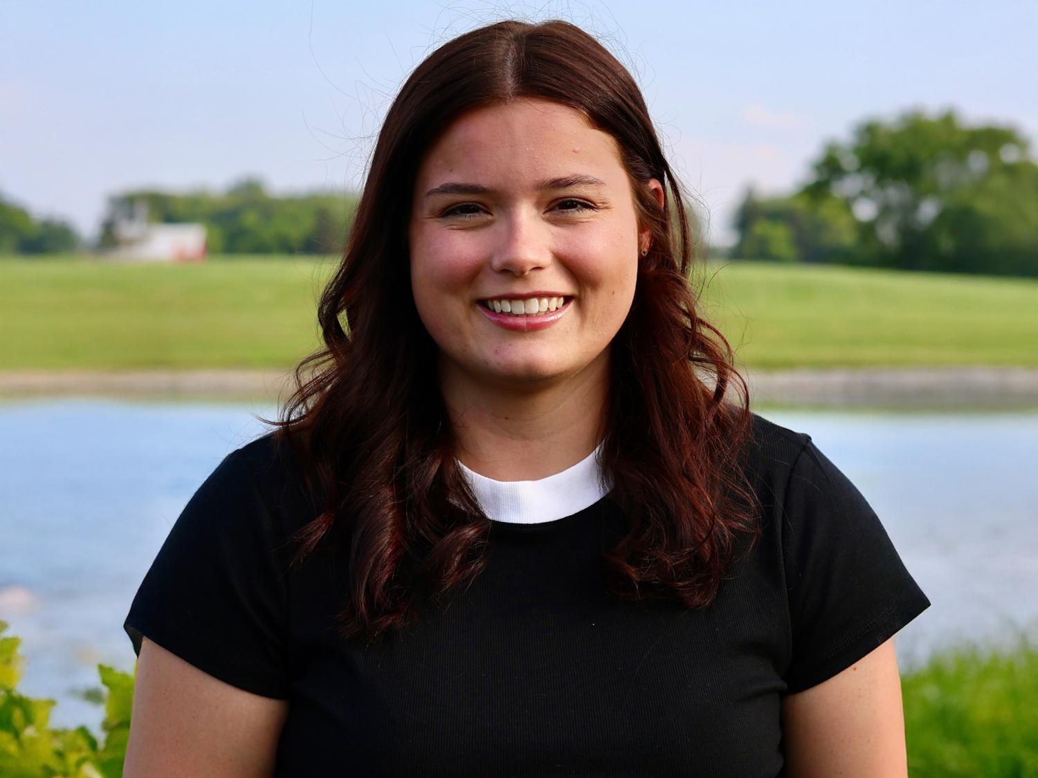 A biomedical engineering graduate student at Penn State poses for a headshot.