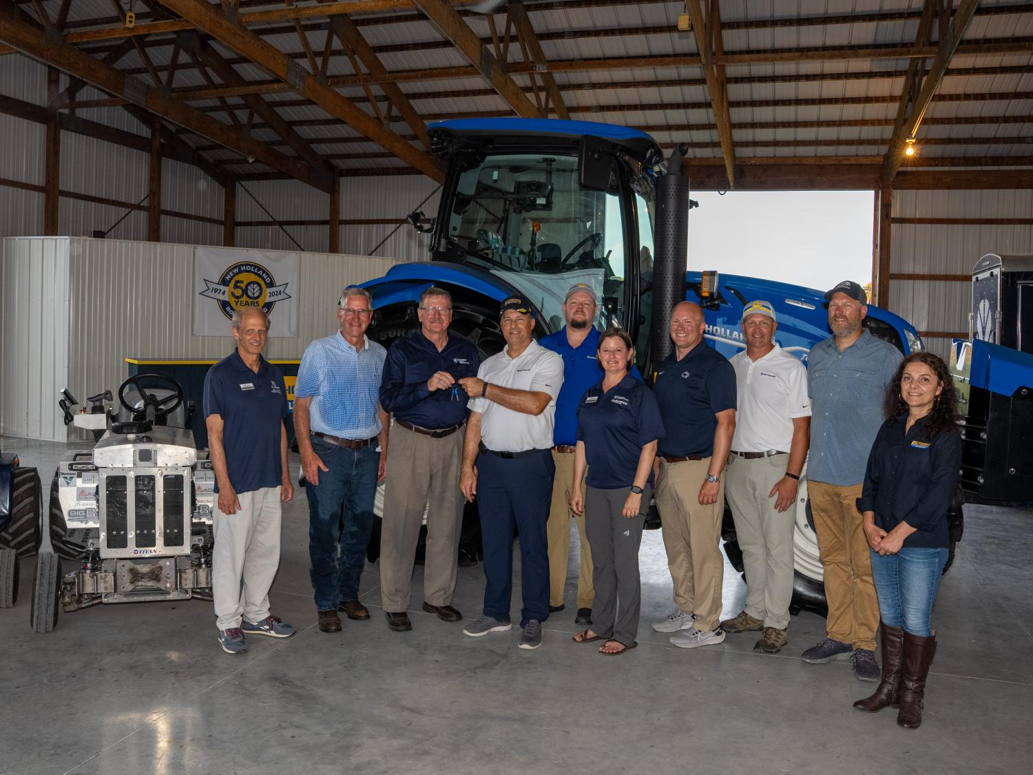 New Holland methane tractor