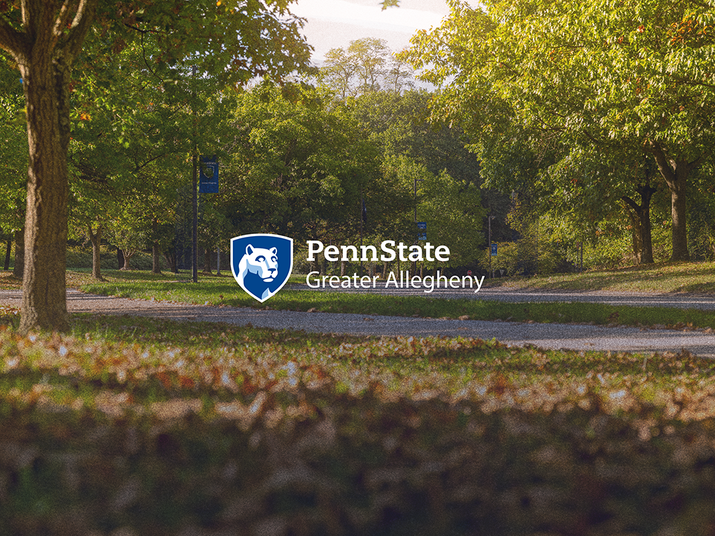 An image of the Greater Allegheny campus with its associated Penn State logo superimposed on top.
