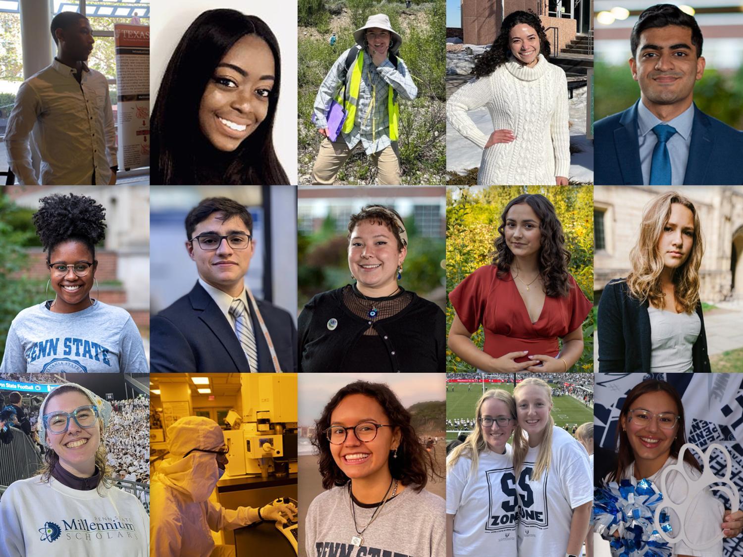 Collage of our EMS millennium scholars