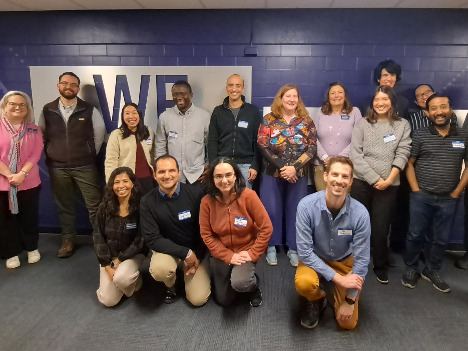 Group photo of international faculty and staff.