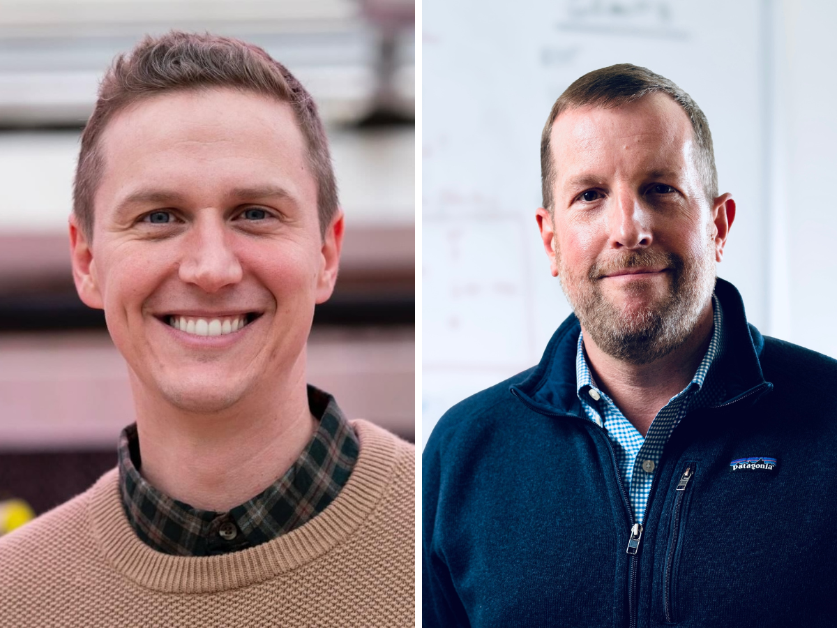 Headshots of Francisco Dini-Andreote and Andrew Patterson