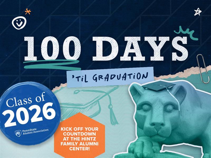 100 days til graduation logo