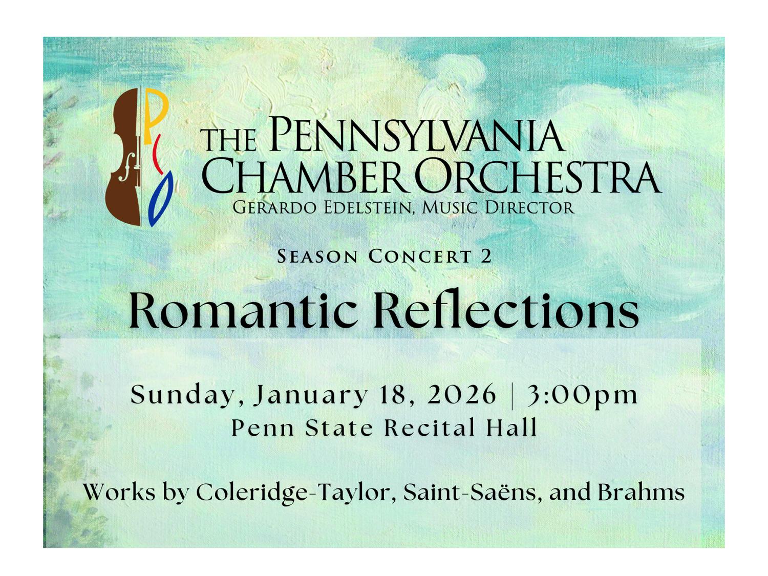 A graphic that illustrates the details of the concert, also included in the caption