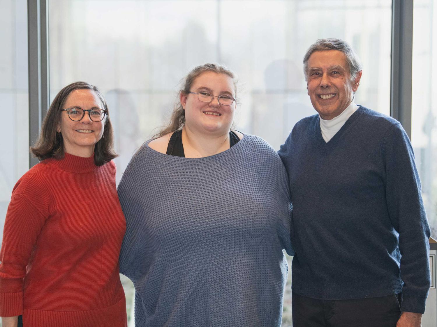 Carlos and Donna Alves pose with Abitail Littlefield.