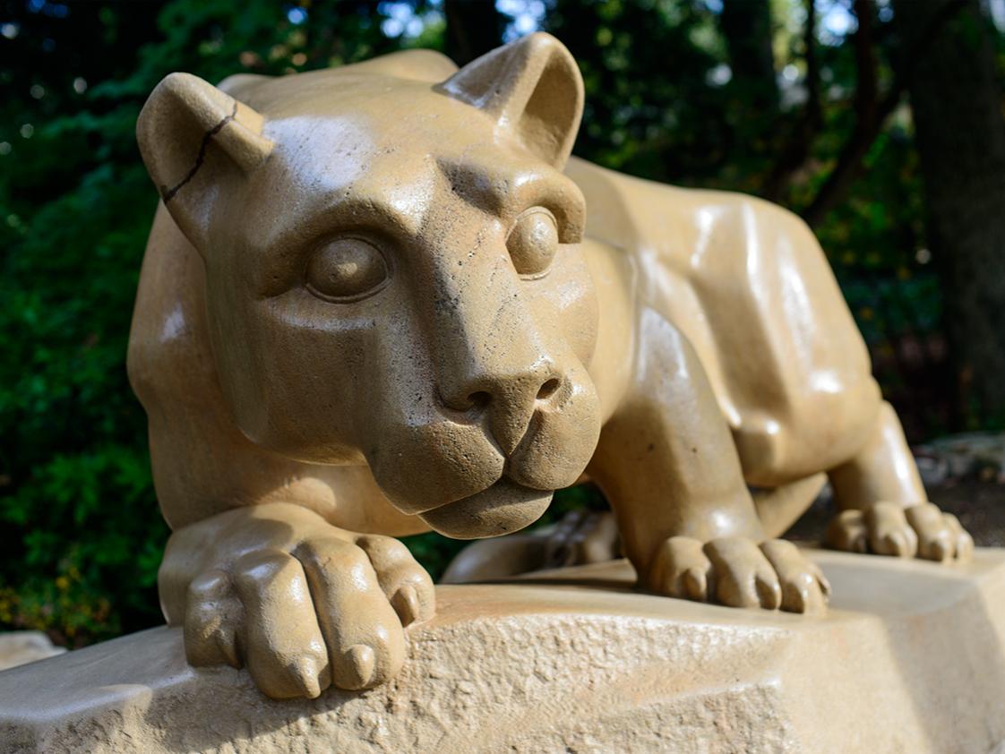 photo of the Nittany Lion shrine