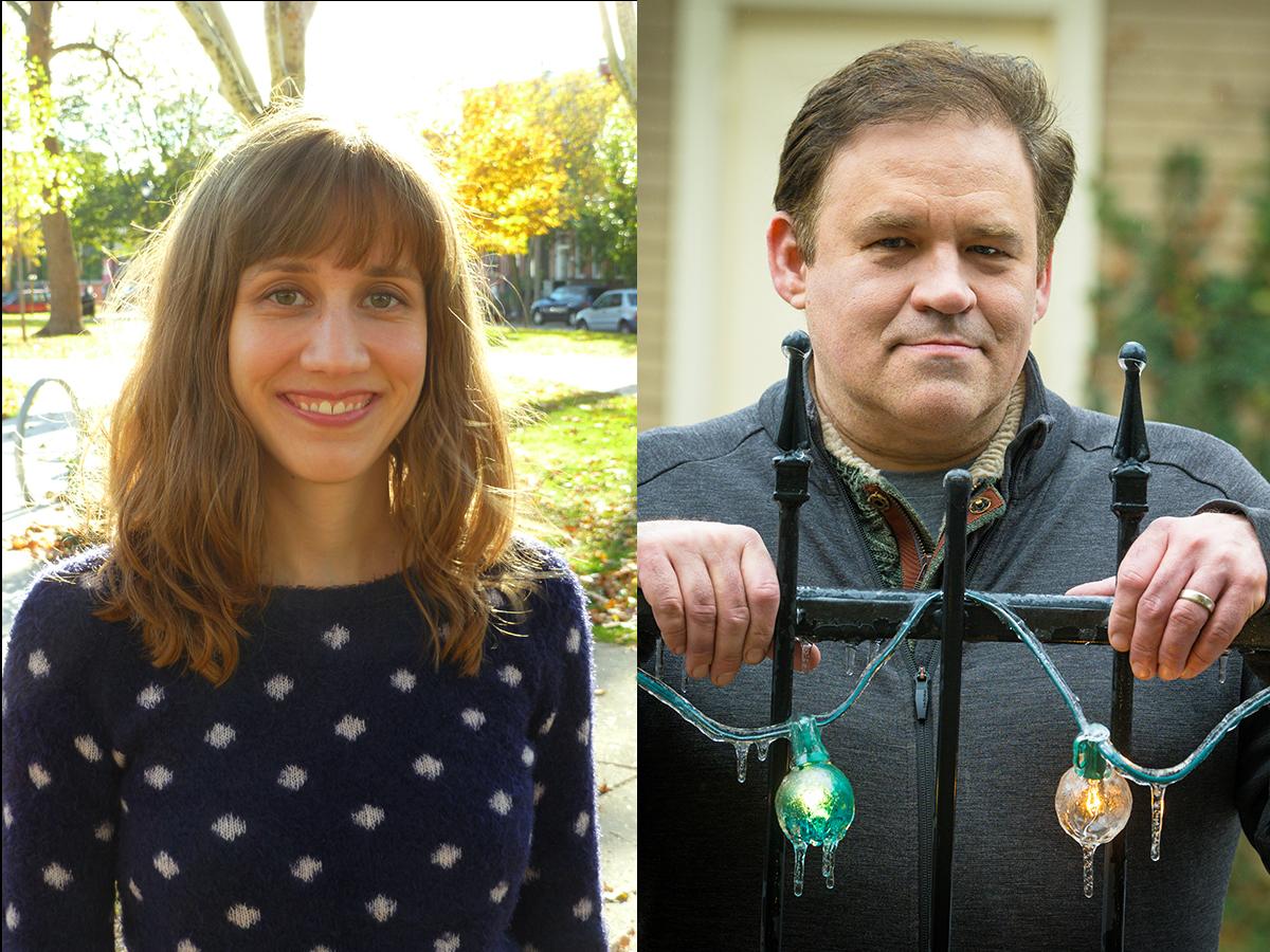 Kate Blakinger and Matthew Pitt headshots