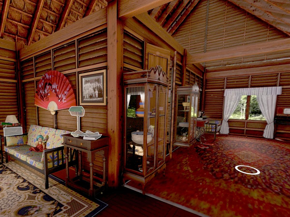 Malaysian house facade that's part of exhibition