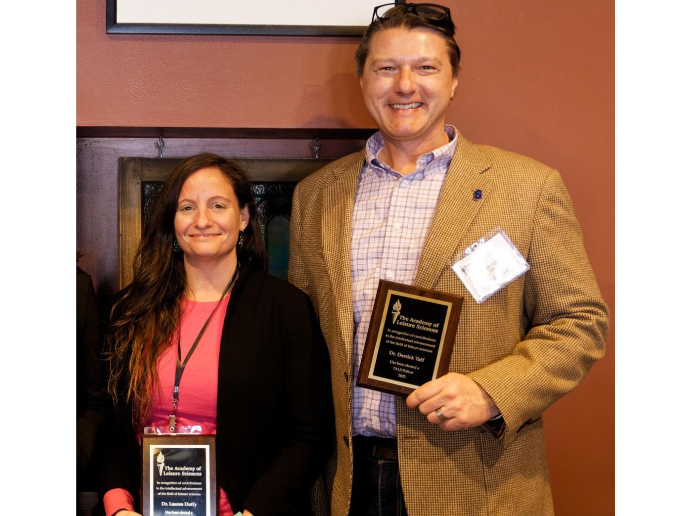 Lauren Duffy and Derrick Taff