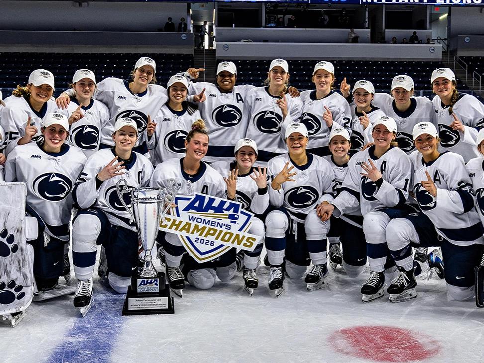 Group photo with trophy