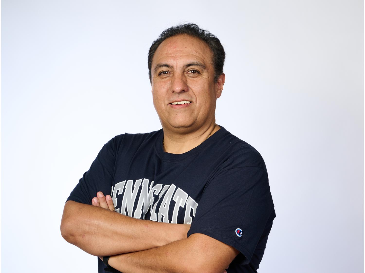 Mauricio Maldonado poses for a standing portrait