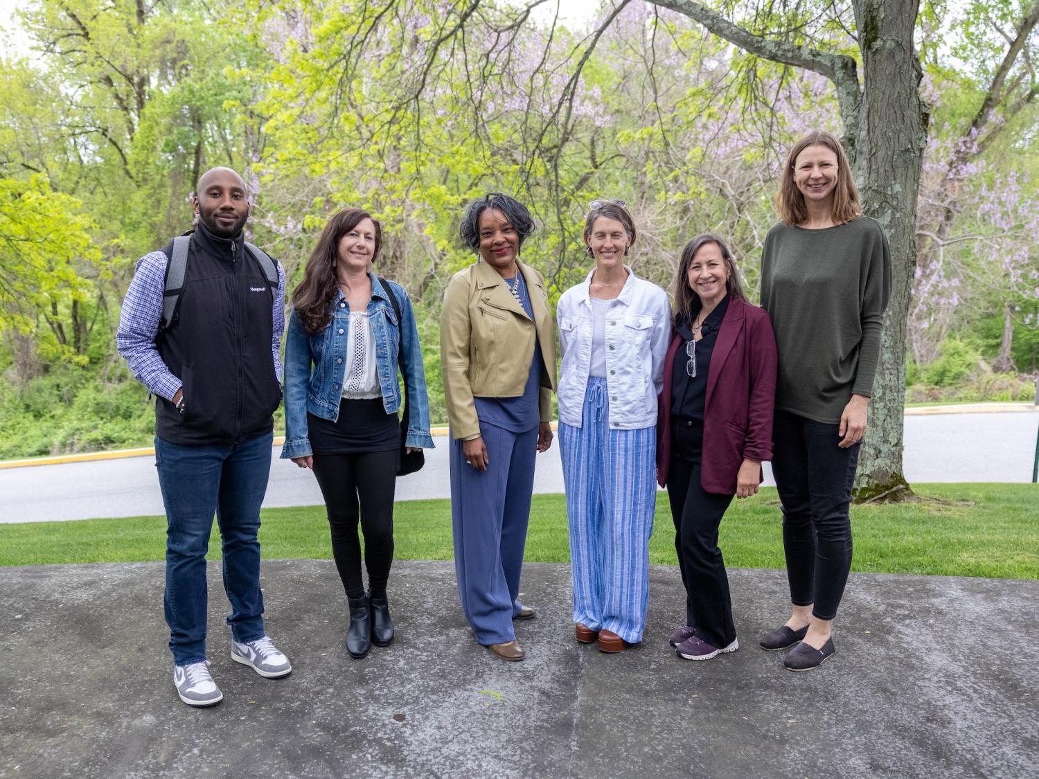 members of the sustainability commission at Penn State Brandywine