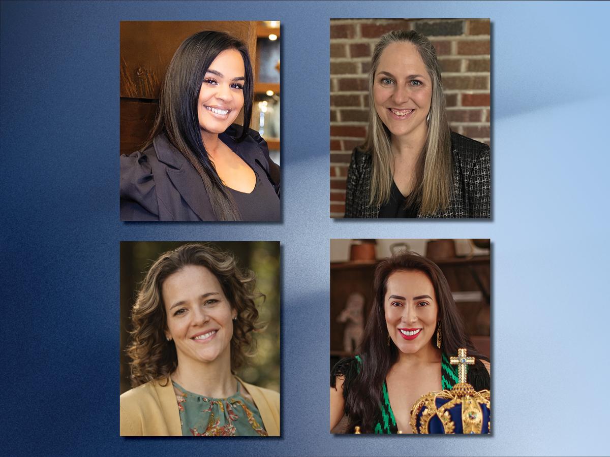 Headshots of four of the Imagine your Business grants