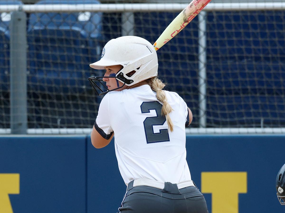 softball player at-bat