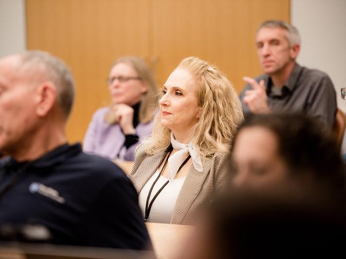 Penn State faculty and staff listen to a presentation at the TLT Symposium. 