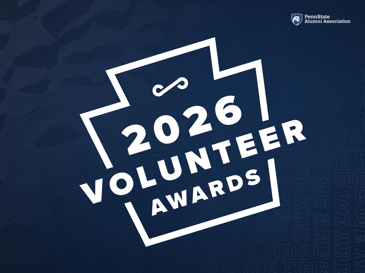 2026 Volunteer Awards graphic