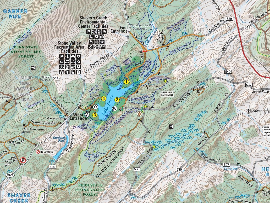 Penn State hunting map