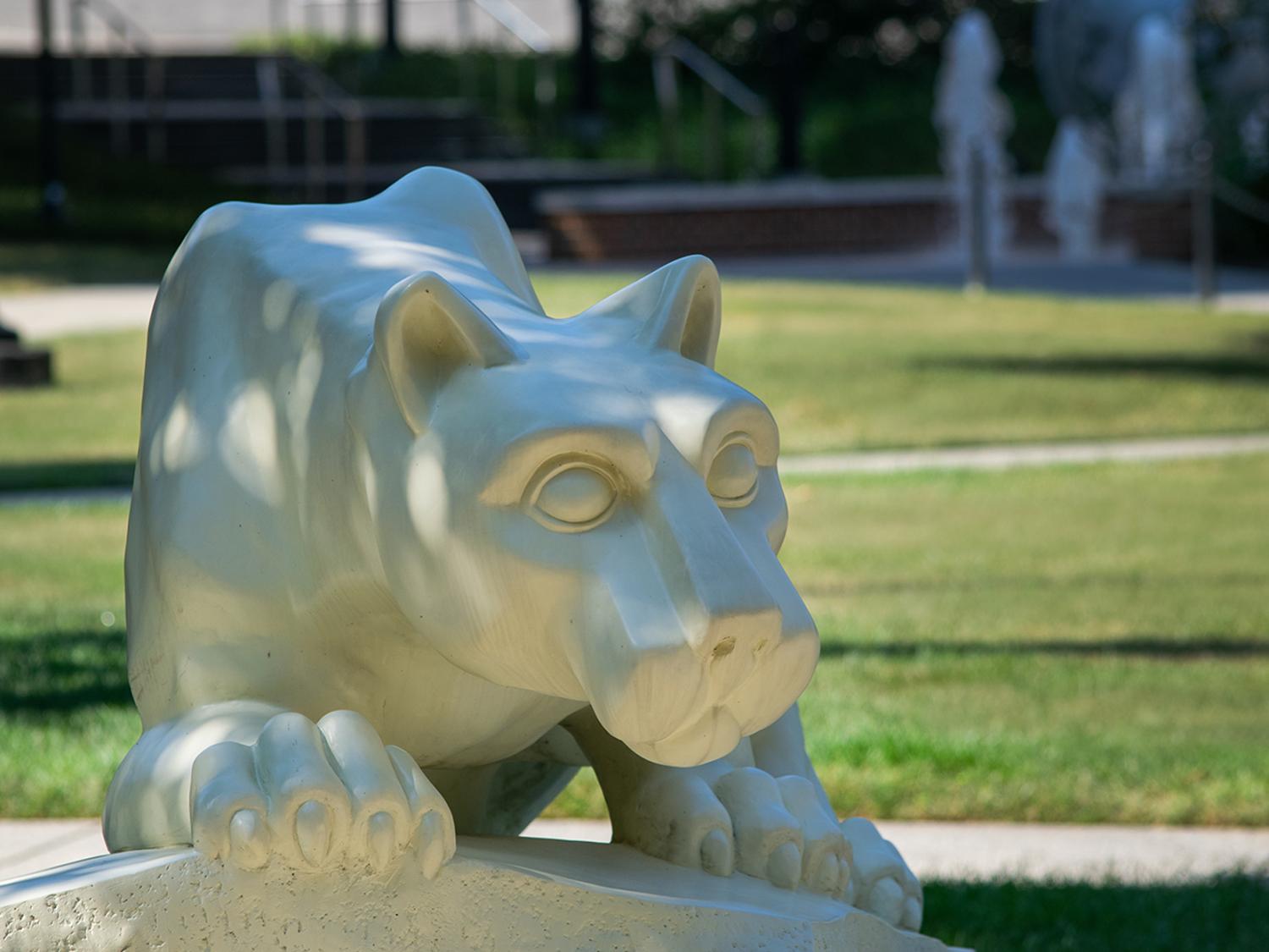 Lion statue at Penn State Harrisburg
