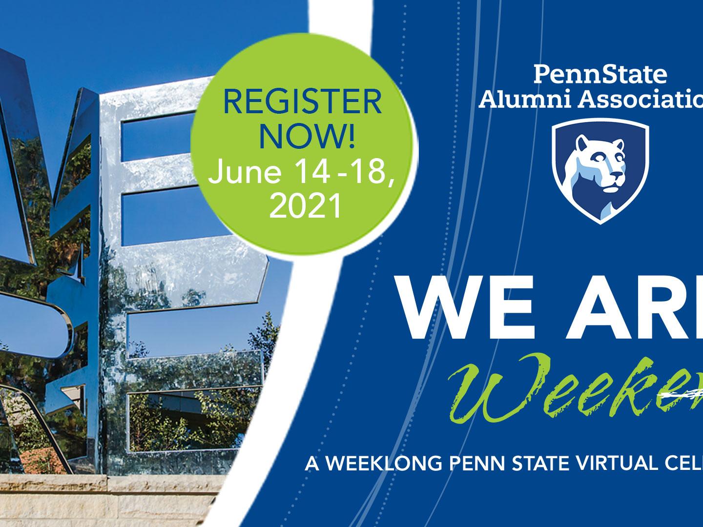 2021 We Are Weekend graphic 