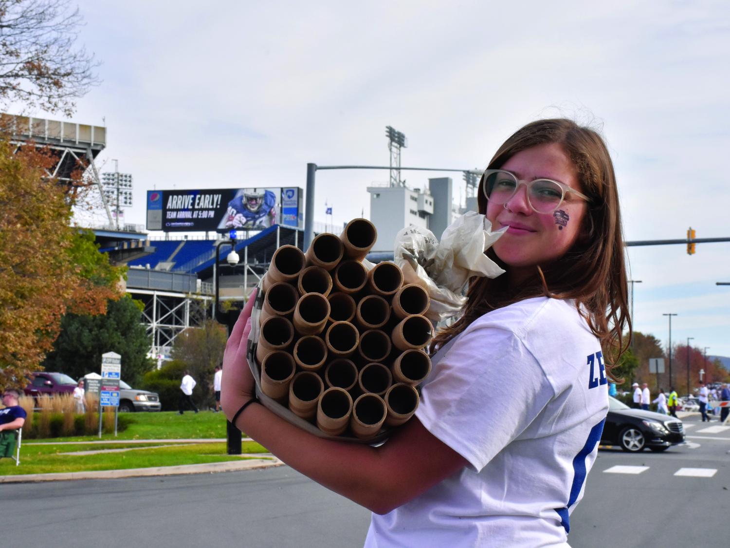 Tailgate Ambassador intern Hannah Samuels