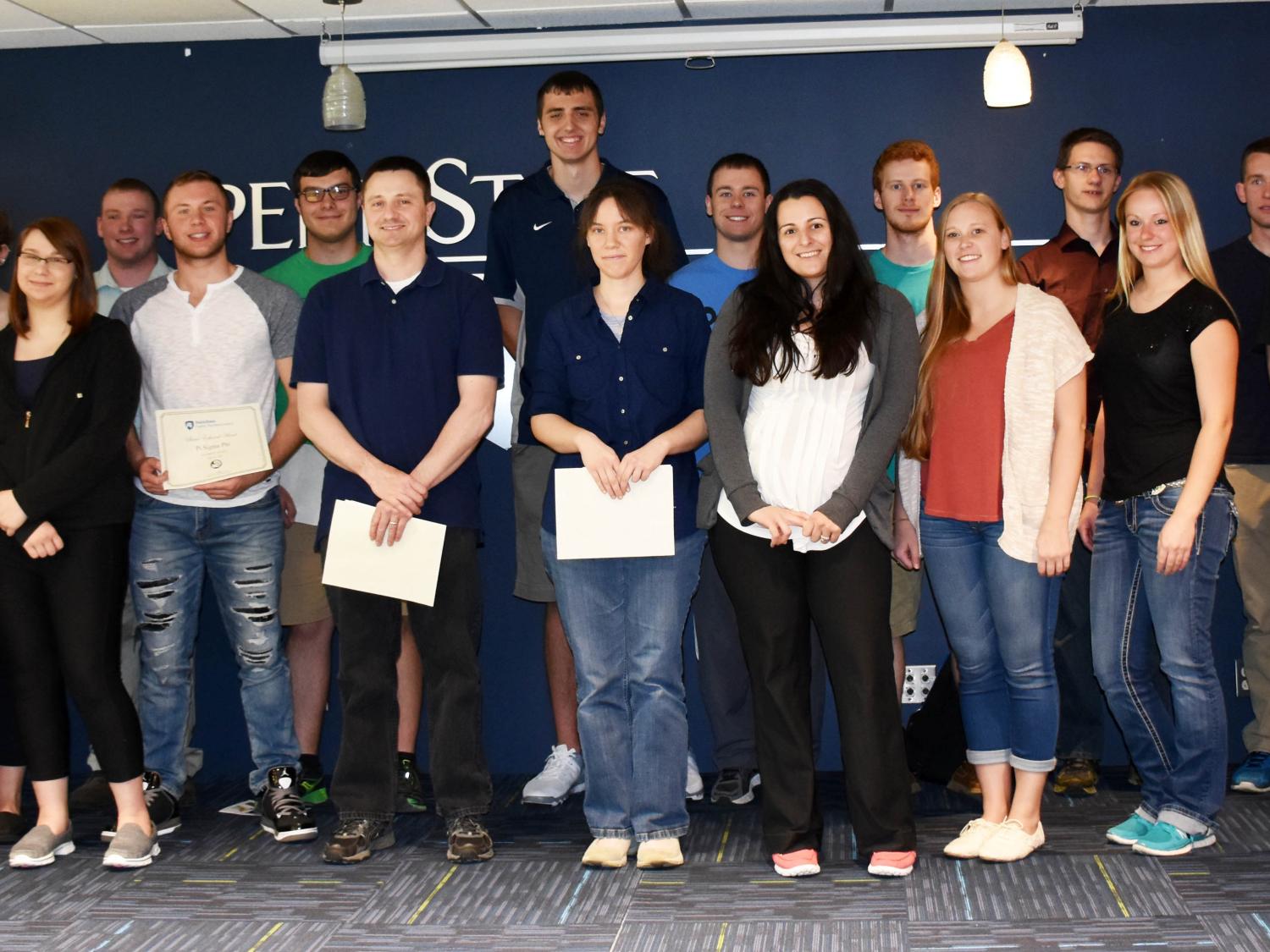 Pi Sigma Phi Inductees