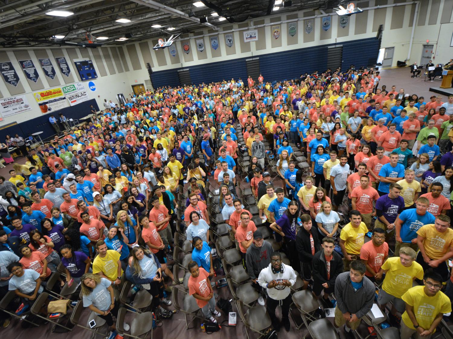New Students at Convocation