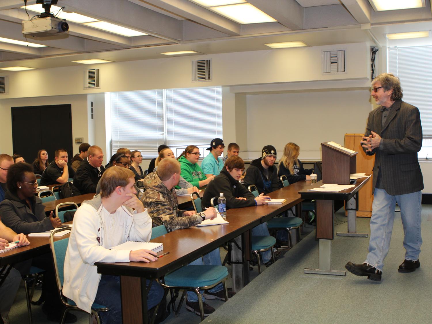Faculty in class room