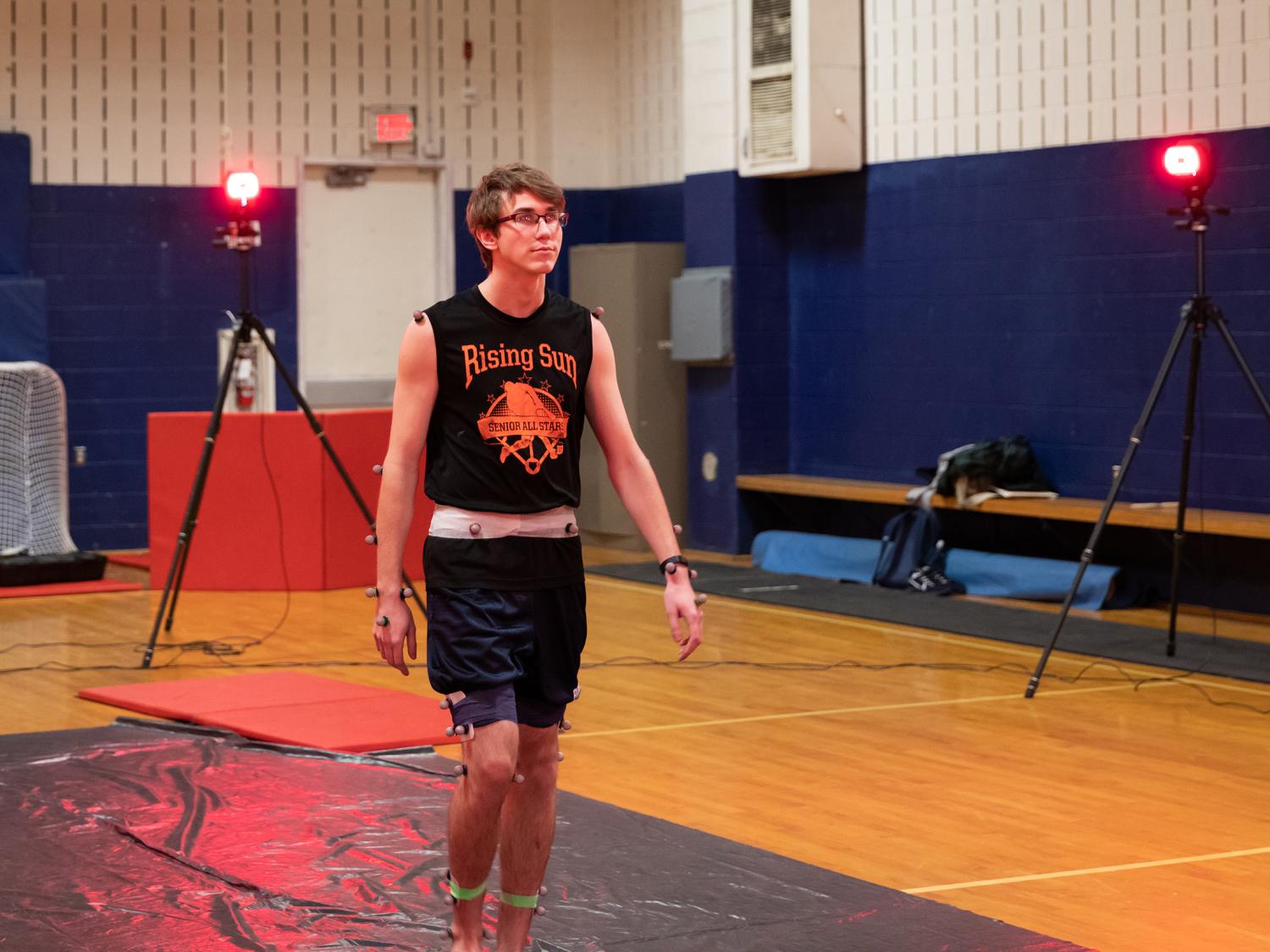 Tim Niller's motion capture lab at Penn State Brandywine.