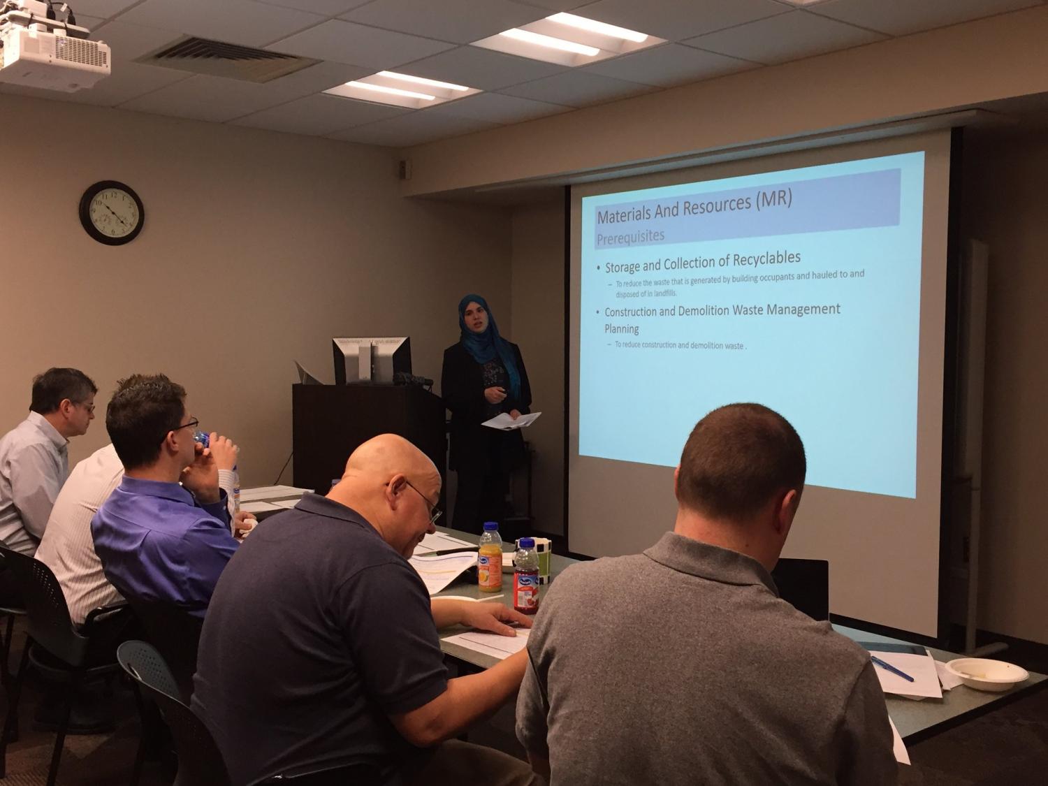 Architectural engineering doctoral student Yumna Kurdi
