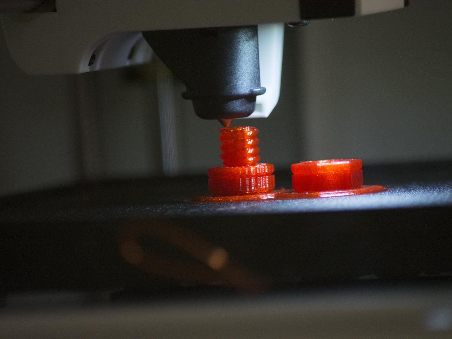 3D printer printing shape