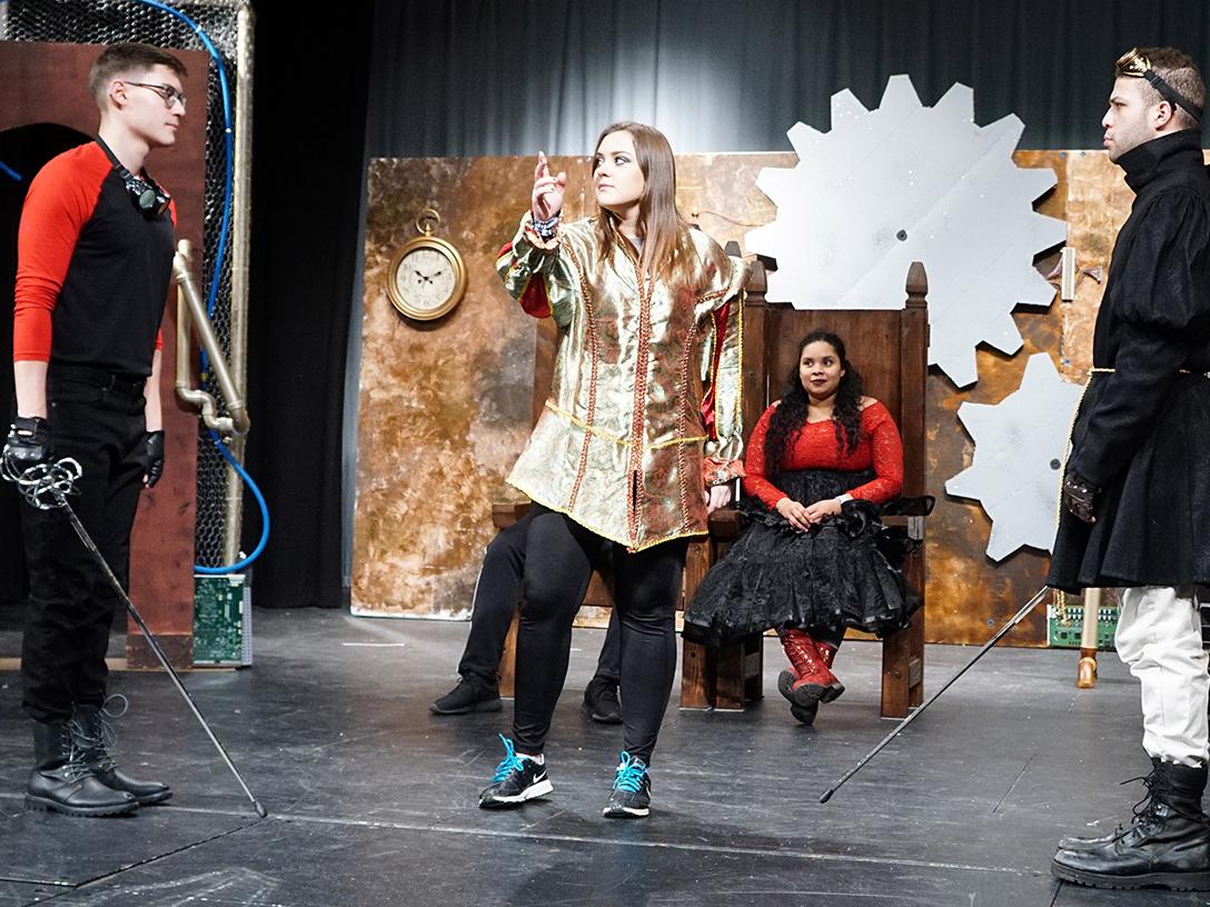  From left: Joe Onesi, Caitlyn Williams, MiAsia Kennedy, and Pedro Tavarez
