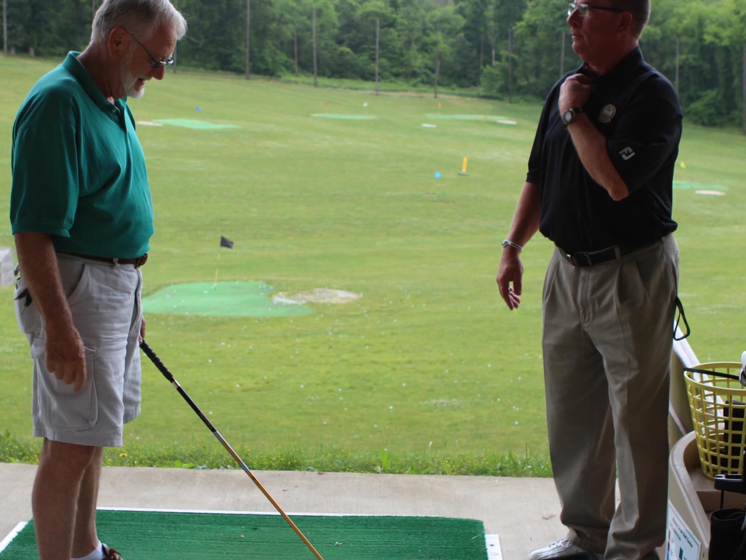 Golf professional Tom Crombie