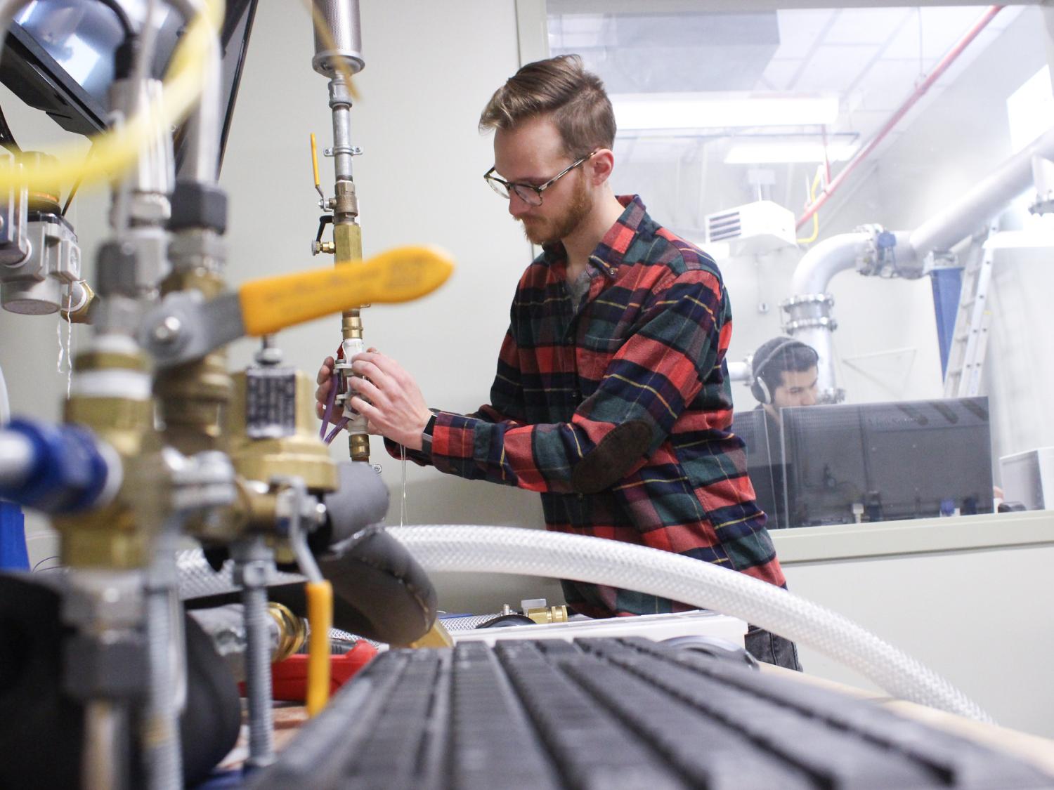 Jacob Snyder works in the START Lab. 